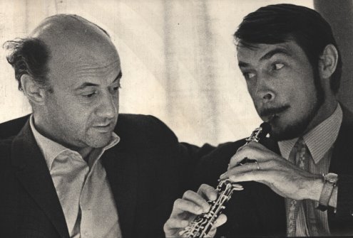 LLMA F. 144, ap. 1, b. 691, l. 28. Benjaminas Gorbulskis su Juozu Rimu. 1971 m. 