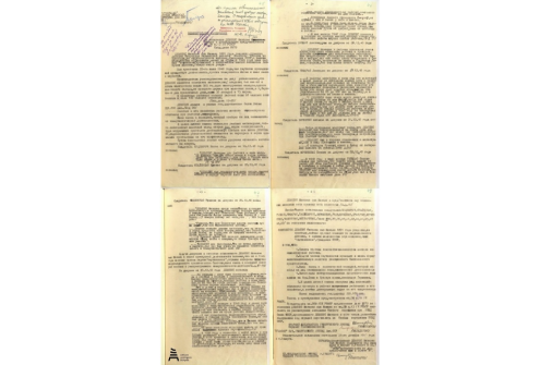 Lietuvos SSR vidaus reikalų liaudies komisariato (NKVD) Ukmergės apskrities skyriaus kaltinamoji išvada Mykolui Deveniui.