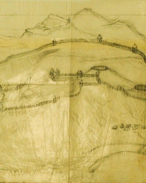 Kreivosios pilies rekonstrukcija. Sigitas Lasavickas.1992 metai. LLMA, f. 650, ap. 1, b. 234, l. 10