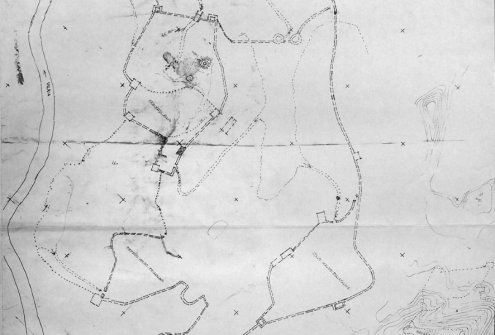 Vilniaus medinės Kreivosios pilies piliakalnių įtvirtinimų rekonstrukcija. Sigitas Lasavickas.1995 metai. LLMA, f. 650, ap. 1, b. 132, l. 29.