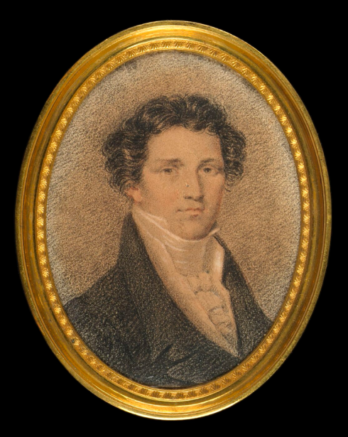 Valentinas Vankavičius. Gotlibo Kislingo portretas. 1825. Popierius, bronza. Varšuvos nacionalinis muziejus, Min.623 MNW. Paskelbta https://www.mnw.art.pl/